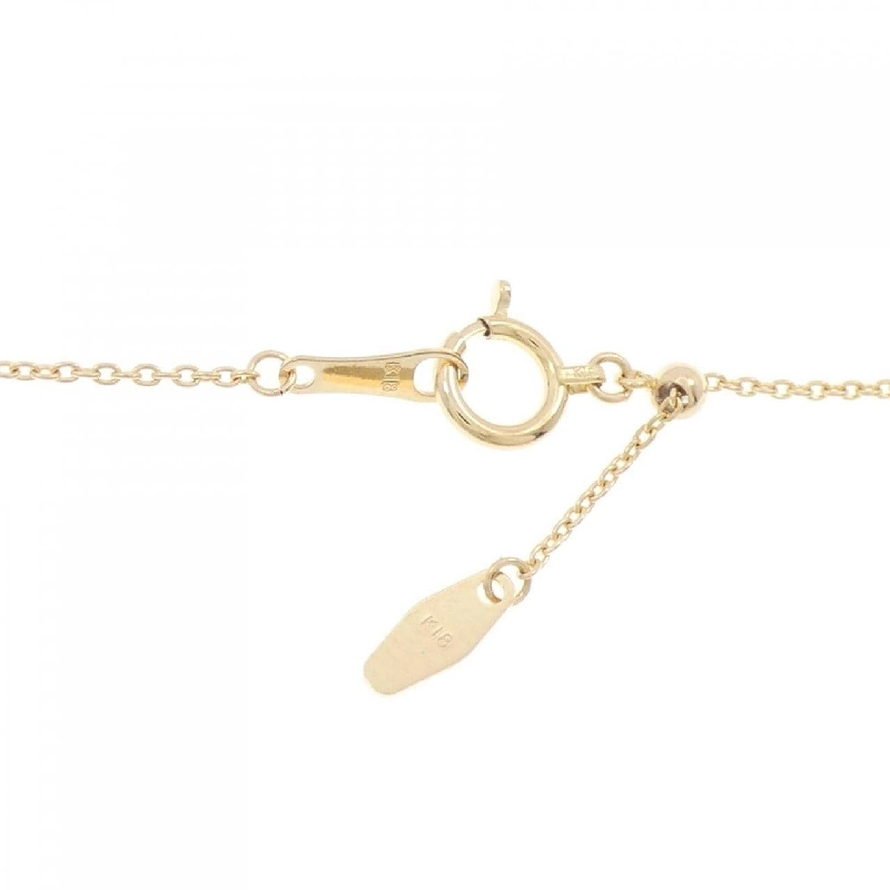 K18YG Dây chuyền kim cương 0.630CT LY SI1 cắt Marquise - Hàng hiệu Authentic 873982