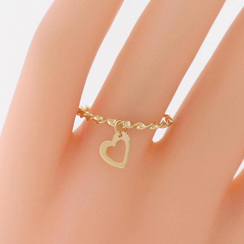 K18YG Nhẫn Hình Trái Tim - Hàng hiệu Chính Hãng 846362