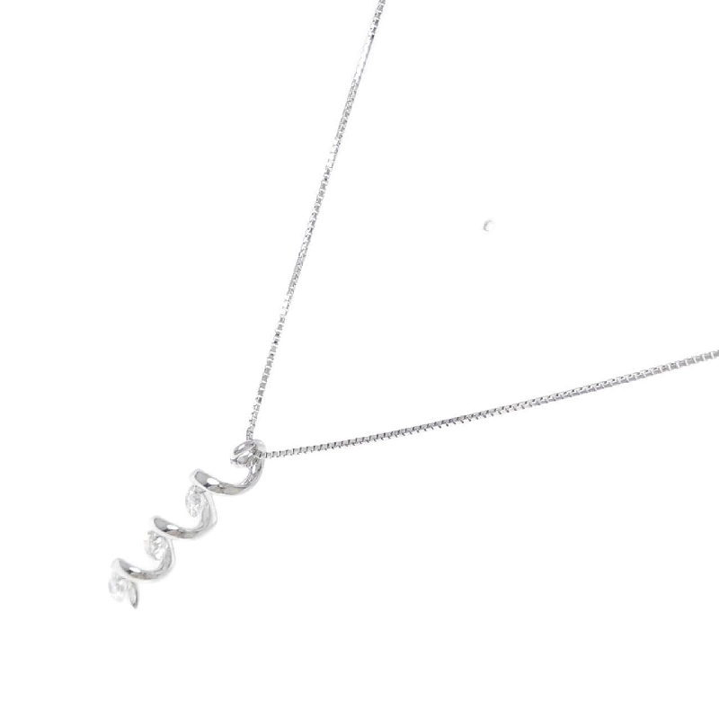 K18WG Dây chuyền kim cương 0.53CT - Hàng hiệu Authentic 863400