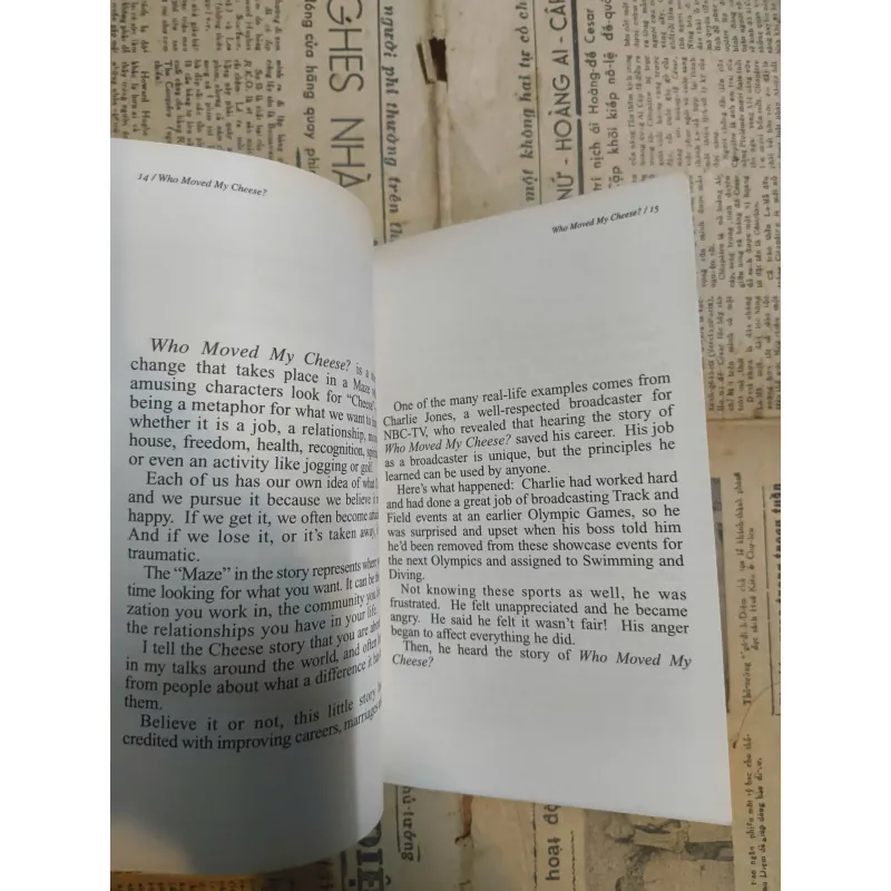 Who Moved My Cheese?	Spencer Johnson 961125