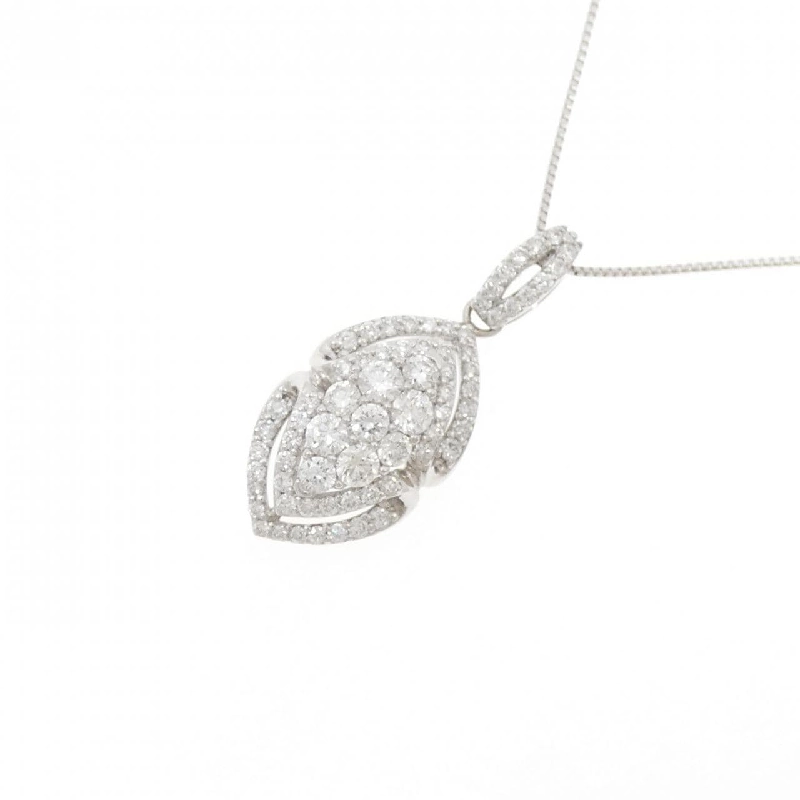 K18WG Dây chuyền kim cương 0.78CT - Hàng hiệu Chính hãng 861338