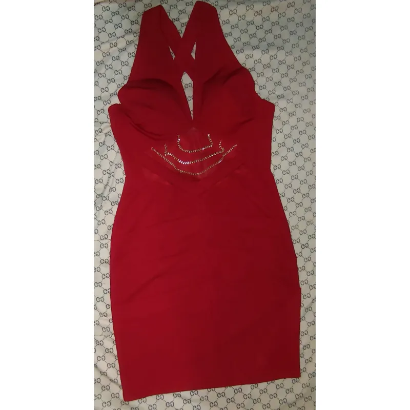 Váy body cỗ V 1022786