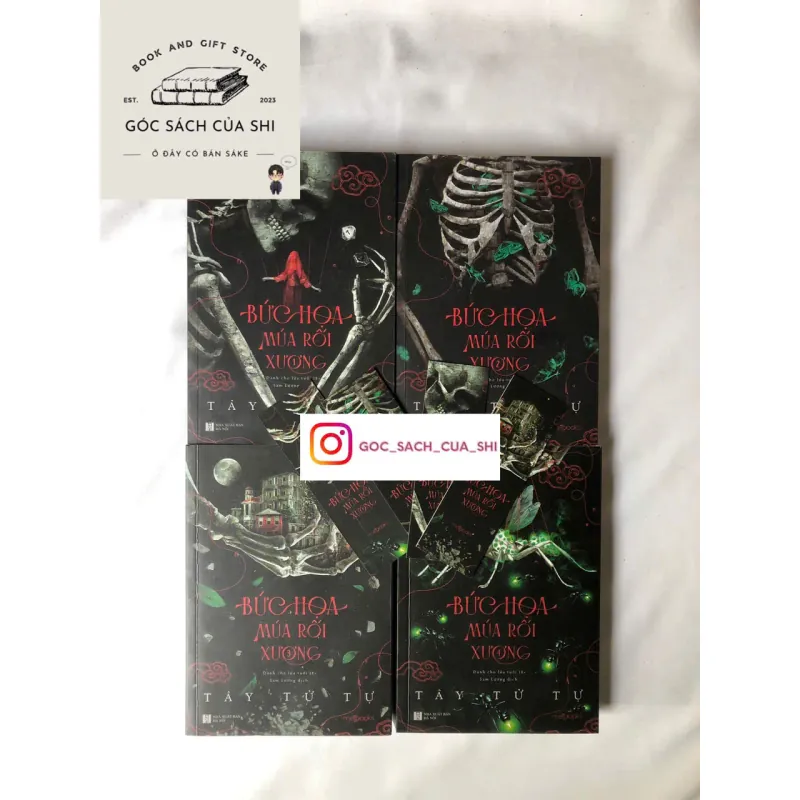 Trọn bộ 4 tập Bức Họa Múa Rối Xương - Tây Tử Tự 752817