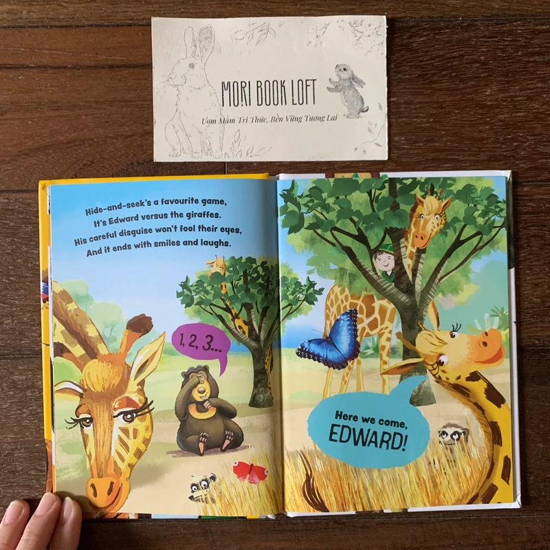 Sách ngoại văn Edward's Animal Adventure, Used, Bìa cứng 538139