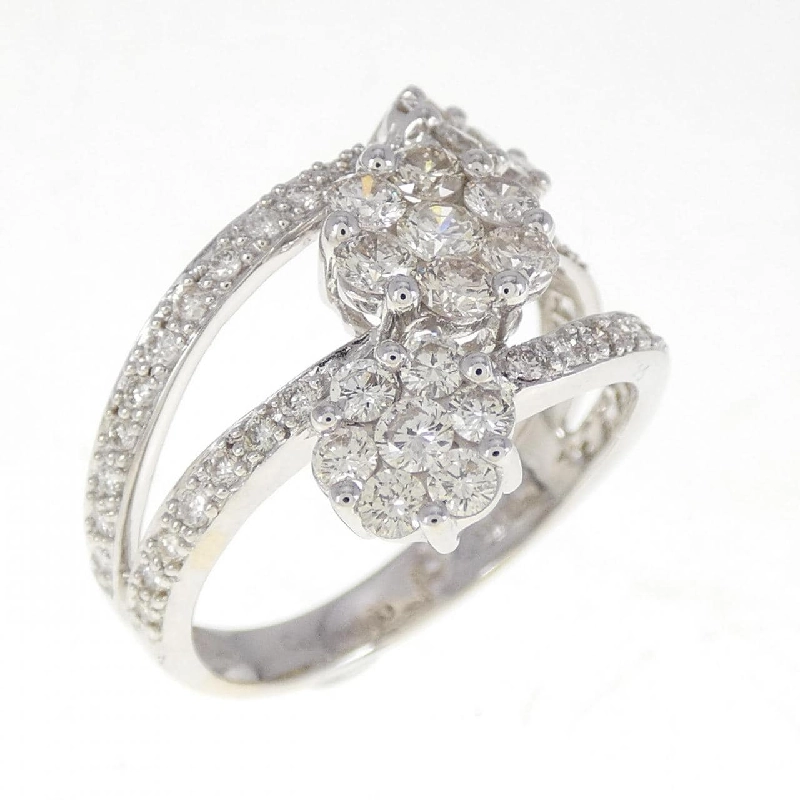 Nhẫn kim cương 750WG 1.16CT - Hàng hiệu Authentic 856861