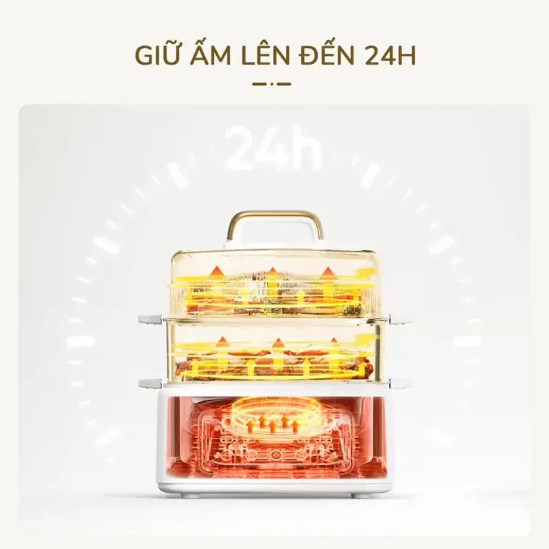🍜 Lẩu hấp 10L UE668 – đã to còn nhiều chức năng 727568