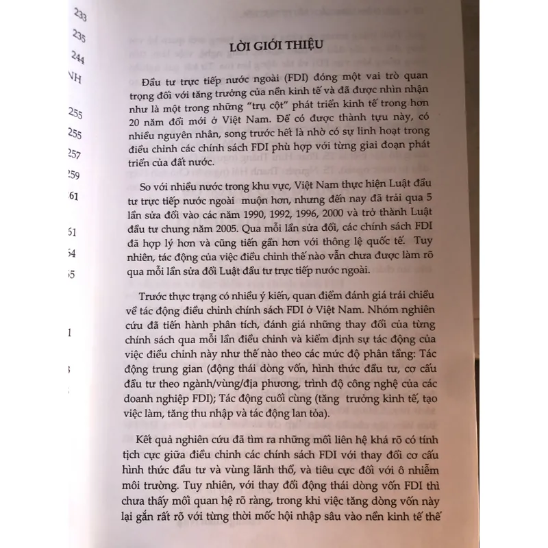 Điều chỉnh chính sách đầu tư trực tiếp nước ngoài ở Việt Nam trong tiến trình HNKTQT 711656