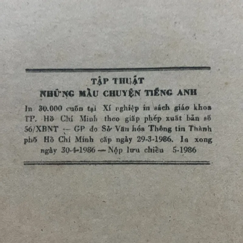Song ngữ: TẬP THUẬT NHỮNG MẪU CHUYỆN TIẾNG ANH, Trình độ căn bản 703715