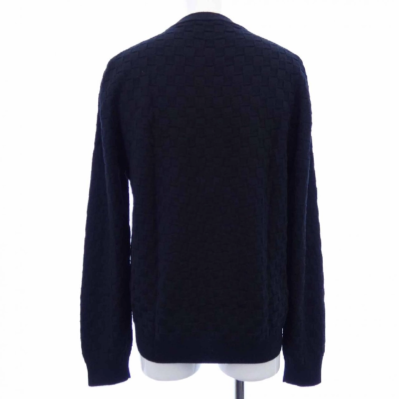 Louis Vuitton LOUIS VUITTON Áo len cổ tròn Damier HJN40WVOR - Hàng hiệu Chính hãng 894553