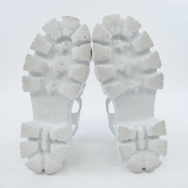 Giày sandal cao cấp PRADA với logo hình tam giác 1X853M bằng cao su - Hàng hiệu Authentic 828762