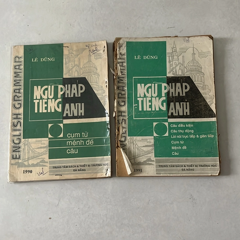 Ngữ Pháp Tiếng Anh (2 tập) - Lê Dũng - 1990s 521476