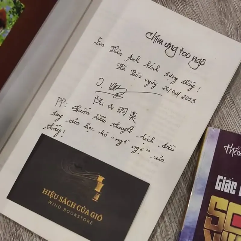 (Chữ ký dịch giả) Combo 2c: Chim ưng tao ngộ + Giấc mộng sói vương - Thẩm Thạch Khê 993559