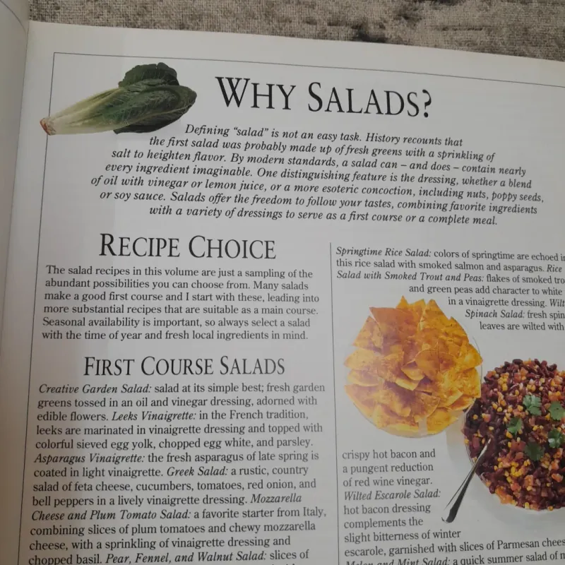 Perfect SALADS- Sách chỉ dẫn là các món Rau Củ Quả trộn kiểu Âu. Tg. Anne Willan 785750