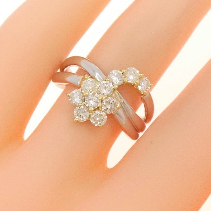 Nhẫn kim cương hoa PT/K18YG 1.00CT 672241