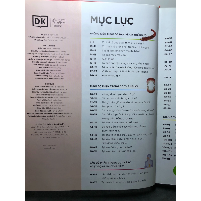 Tại sao máu lại đỏ? 2022 mới 90% BÌA CỨNG DK HPB0508 KHOA HỌC ĐỜI SỐNG 451463