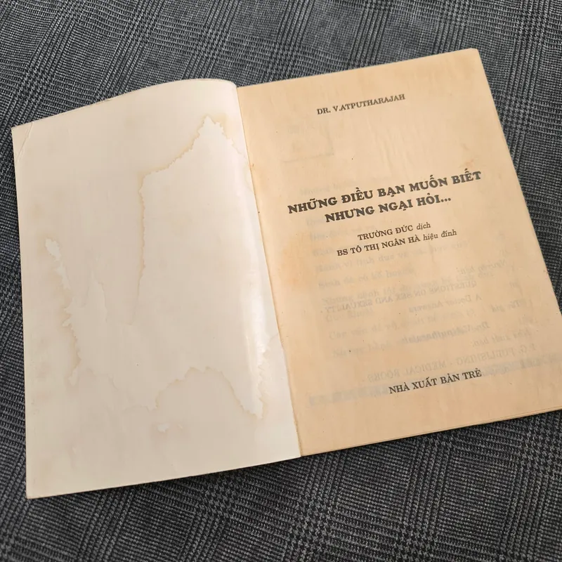 Những điều bạn muốn biết nhưng ngại hỏi - Dr. V. ATPUTHARAJAH 607302