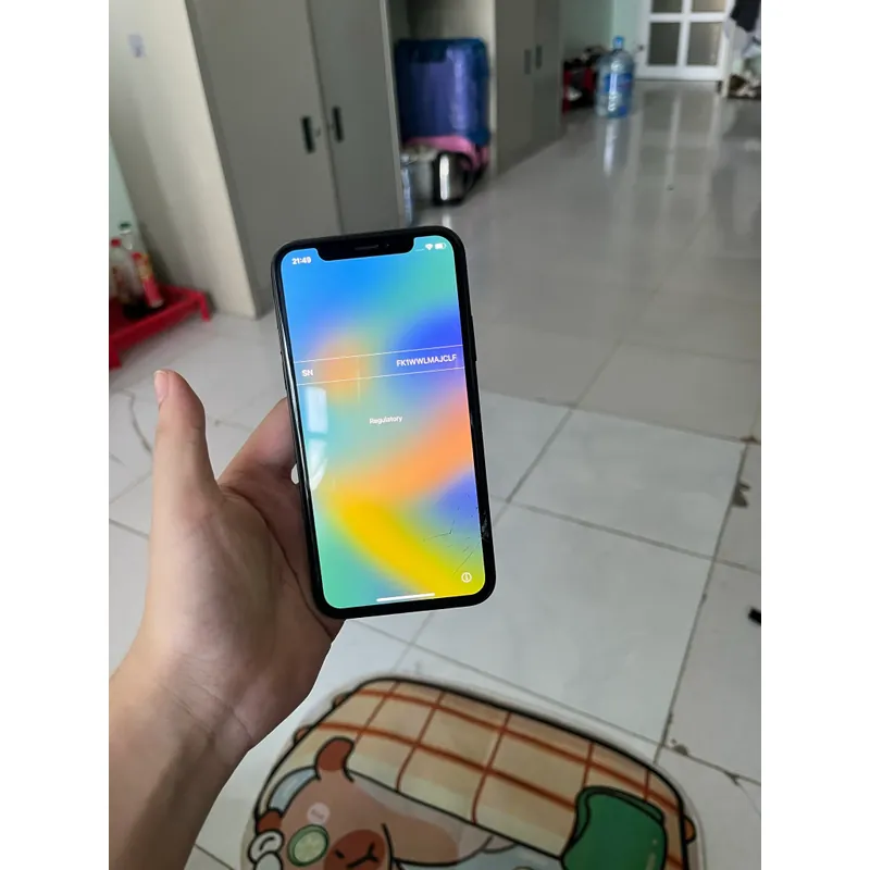 IPHONE X 64gb lock màu đen. 594891