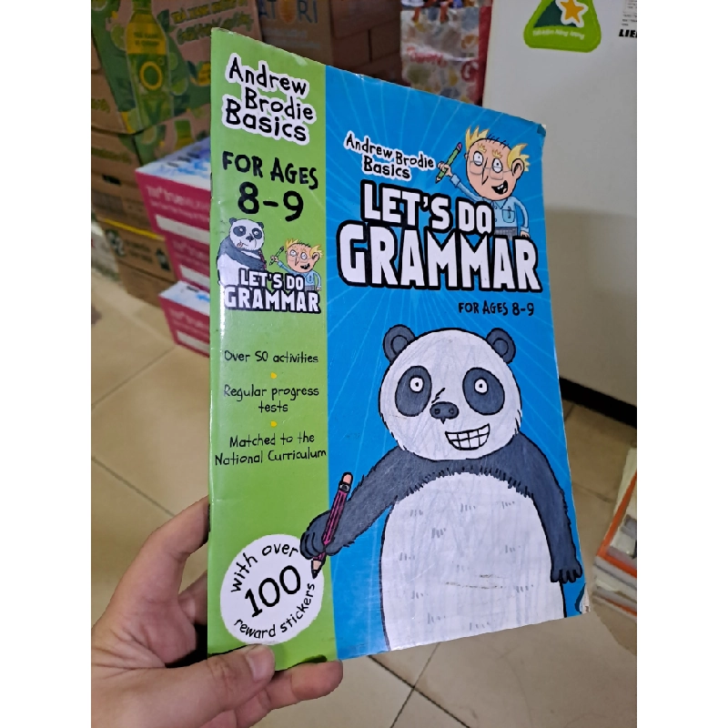 Let's Do Grammar For Ages 8-9 Andrew Brodie Basics mới 90% chưa viêt, còn miếng dán HCM0808 HỌC NGOẠI NGỮ 527078
