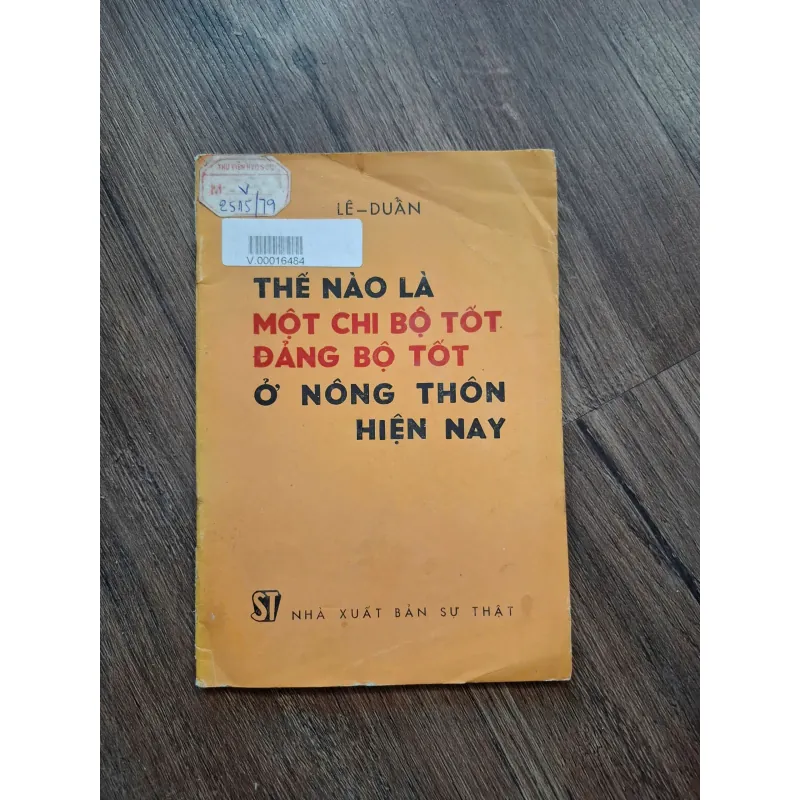 THẾ NÀO LÀ MỘT CHI BỘ TỐT ĐẢNG BỘ TỐT Ở NÔNG THÔN HIỆN NAY - LÊ DUẨN 716149