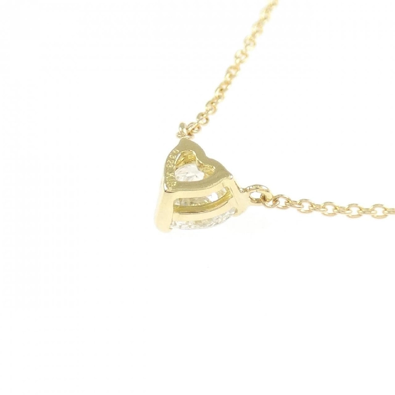 Dây chuyền kim cương K18YG 0.323CT H SI1 hình trái tim - Hàng hiệu Authentic 874188