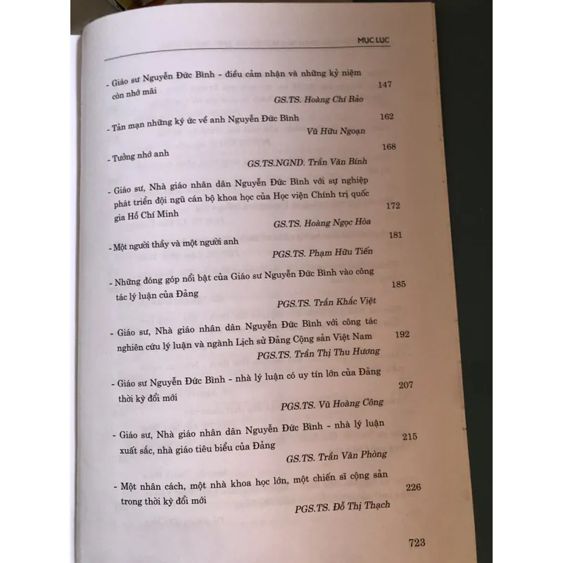 Giáo sư - Nhà giáo nhân dân Nguyễn Đức Bình 712388