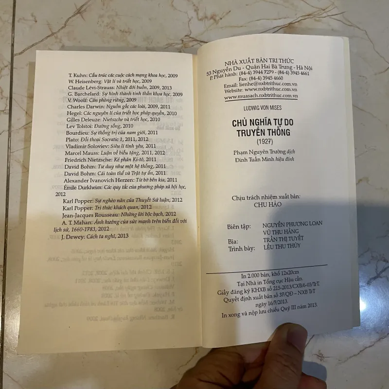 Chủ nghĩa tự do truyền thống - Ludwig Von Mises  (9) 992253