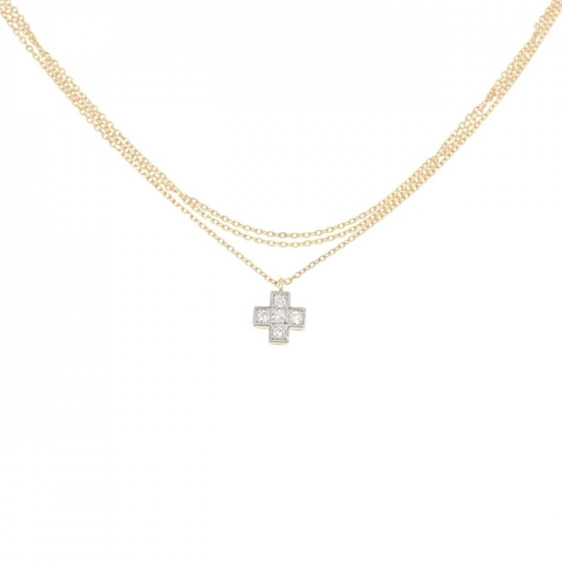 Dây chuyền kim cương K18WG/K18YG 0.13CT - Hàng hiệu Chính hãng 864441