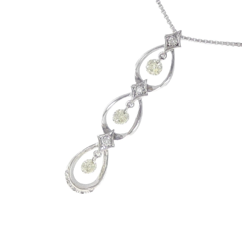 K18WG Dây chuyền kim cương 0.70CT - Hàng hiệu Chính hãng 860736