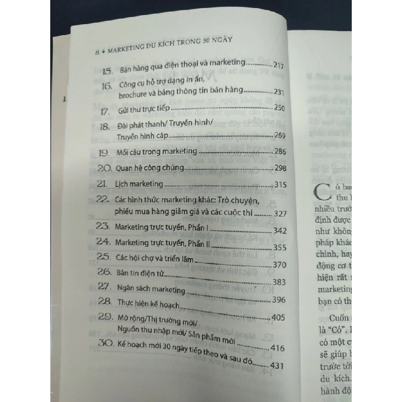 Marketing du kích trong 30 ngày Jay Conrad Levinson AI Lautenslager 2014 mới 70% rách bìa ố HCM1105 Marketing 143383