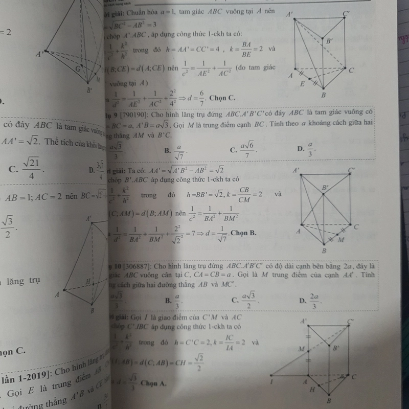 Sách Toán tự học Hình Không Gian chưa cào mã sách ID học trên moon còn nguyên 100% 353526