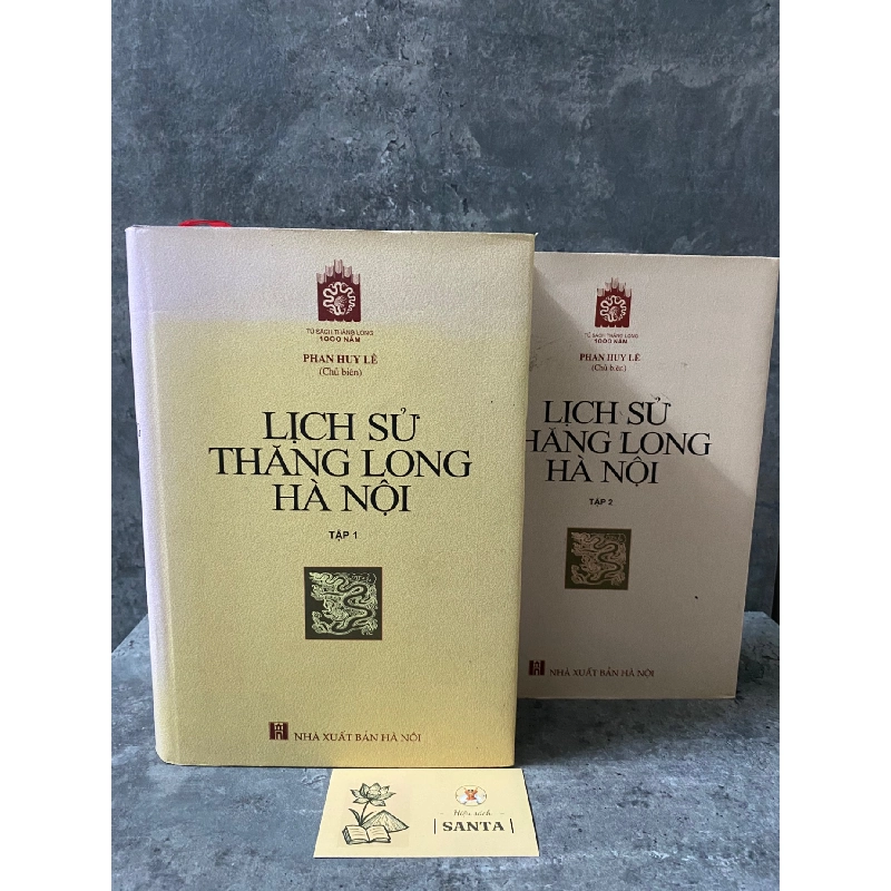 Lịch sử Thăng Long Hà Nội (bộ 2 tập bìa cứng)- Phan Huy Lê chủ biên 784037
