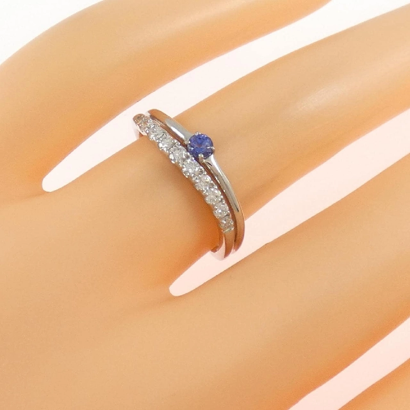 Nhẫn Benitoite PT900 0.10CT - Hàng hiệu Authentic 852483