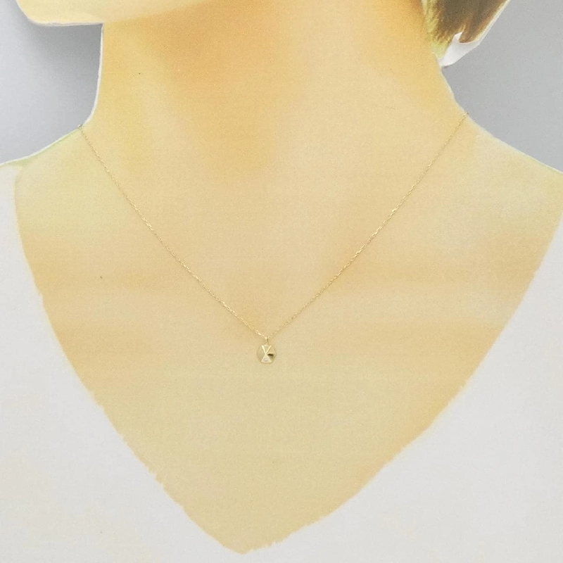 Dây chuyền kim cương K18YG 0.01CT - Hàng hiệu Authentic 863950