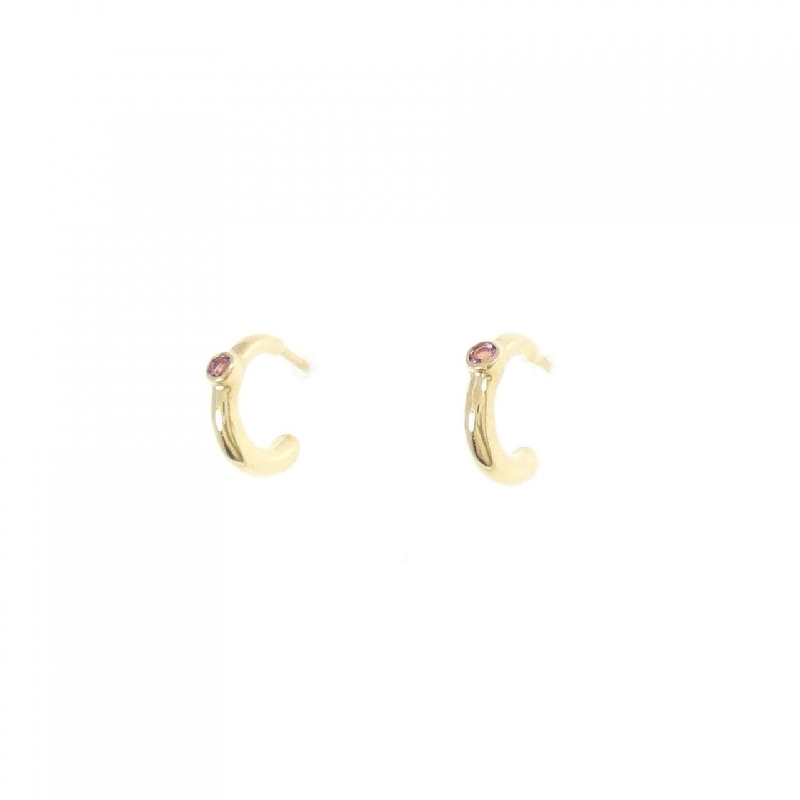 K18YG Garnet Bông tai - Hàng hiệu Chính hãng 870290