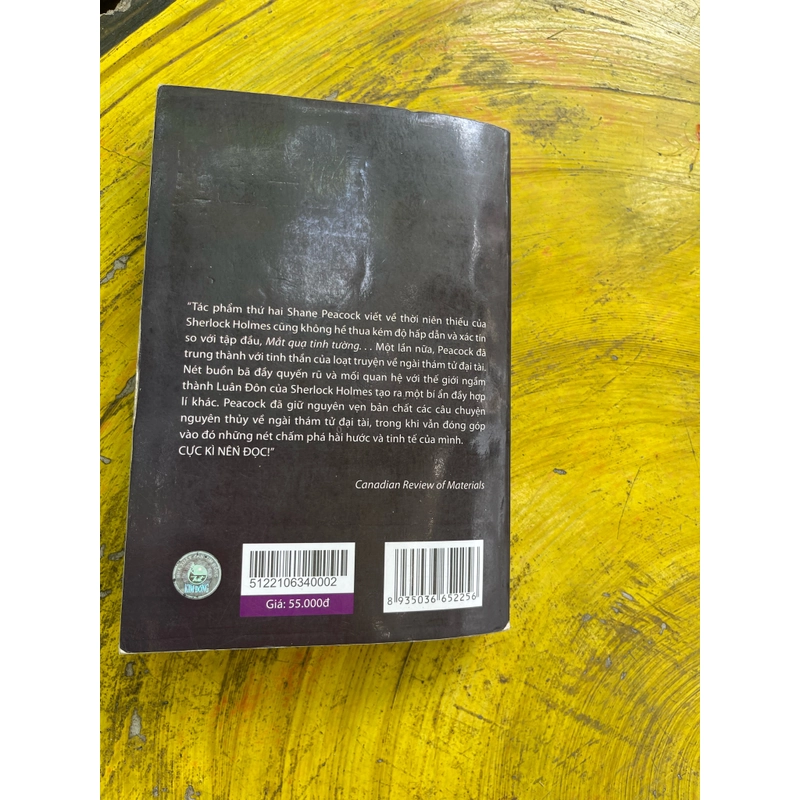 CÚ NGÃ TỬ THẦN- THỜI NIÊN THIẾU CỦA SHERLOCK HOLMES-Shane Peacock 533708