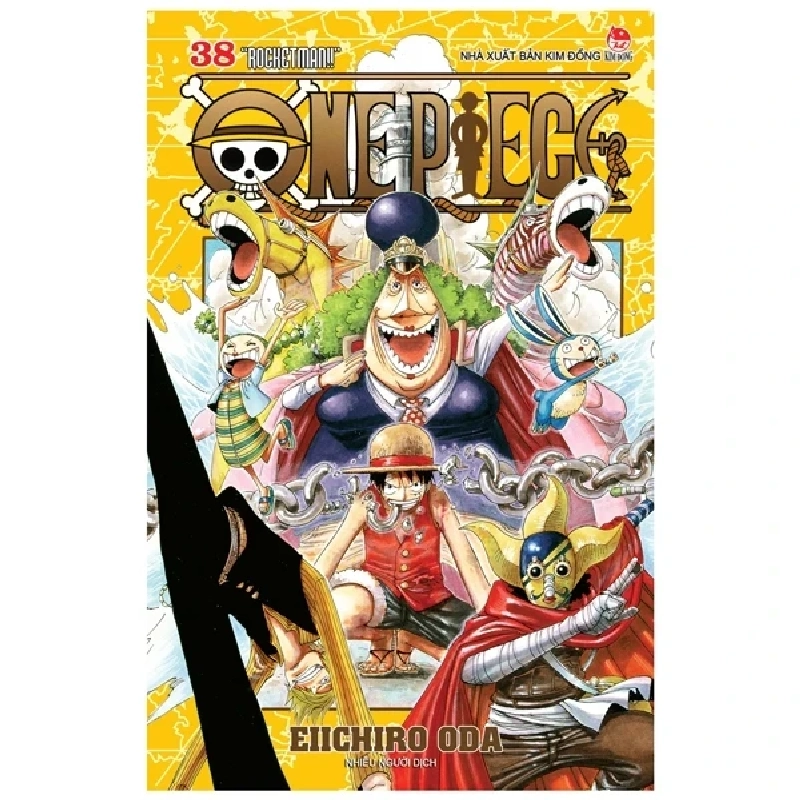 One Piece - Tập 38: Rocket Man!! - Eiichiro Oda (Mới 100%) Truyện tranh, NXB Kim Đồng - SÁCH ĐẠI HỌC 486766