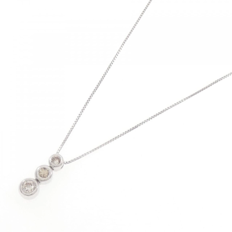 K18WG Dây chuyền kim cương 0.50CT - Hàng hiệu Chính hãng 867894