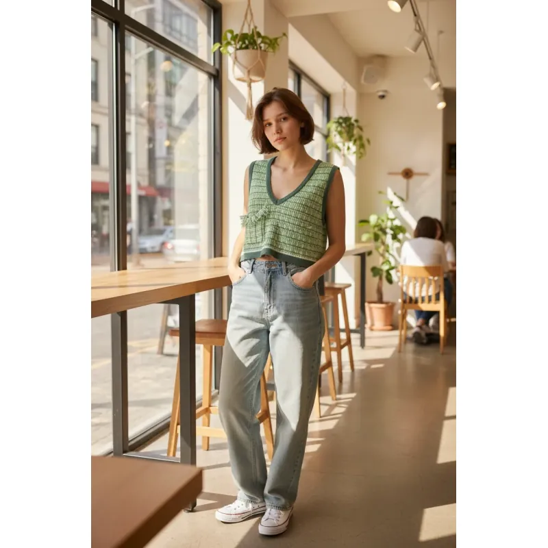 Áo ba lỗ kiểu vải tweed  1019472