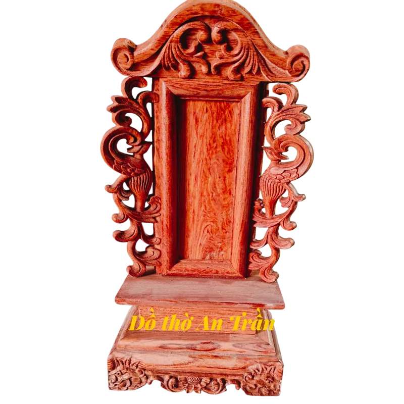 Bài vị gỗ hương trạm khắc tinh sảo cao 41cm; 50cm và 60 cm 750938