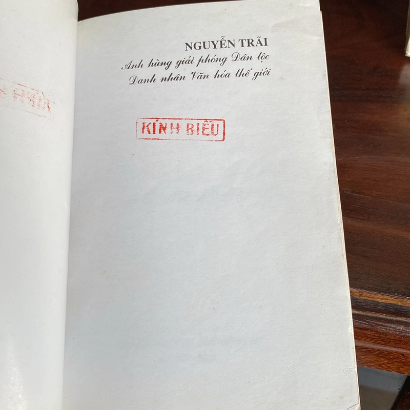 NGUYỄN TRÃI, ANH HÙNG GIẢI PHÓNG DÂN TỘC, DANH NHÂN VĂN HÓA THẾ GIỚI (XB 2003) 502355
