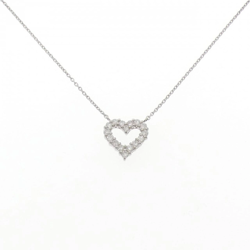 Dây chuyền kim cương hình trái tim PT900/PT850 0.50CT - Hàng hiệu chính hãng 856795
