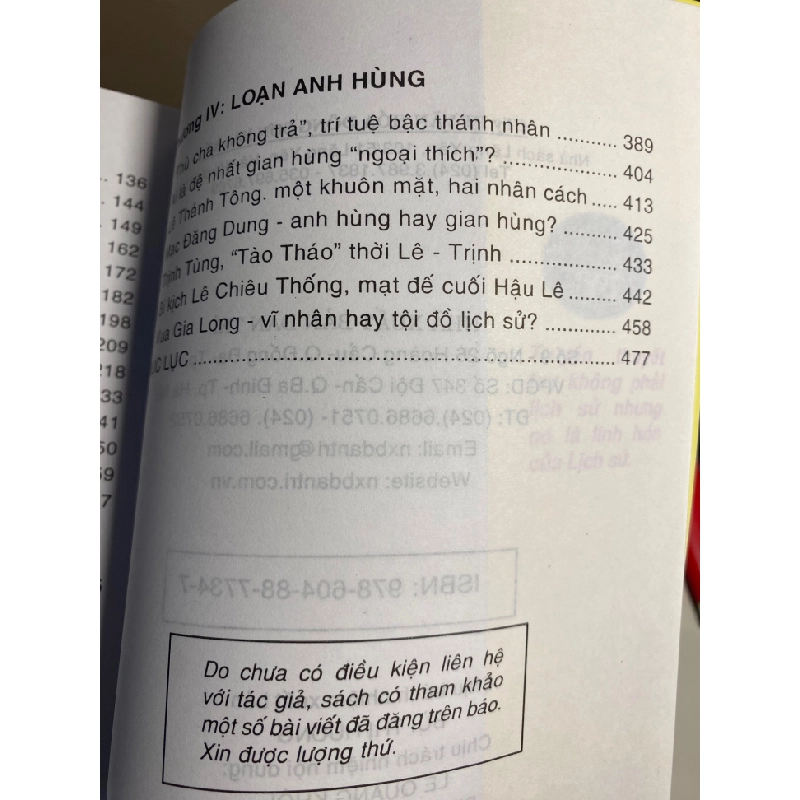 Cuộc Chiến Vương Quyền- Lê Ngọc & DSC sưu tầm biên soạn- NXB Dân Trí- Sách lưu kho mới 90% 444060