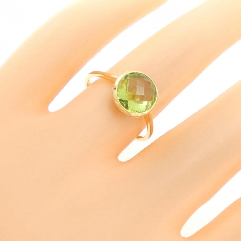 Nhẫn Peridot 750YG 667948