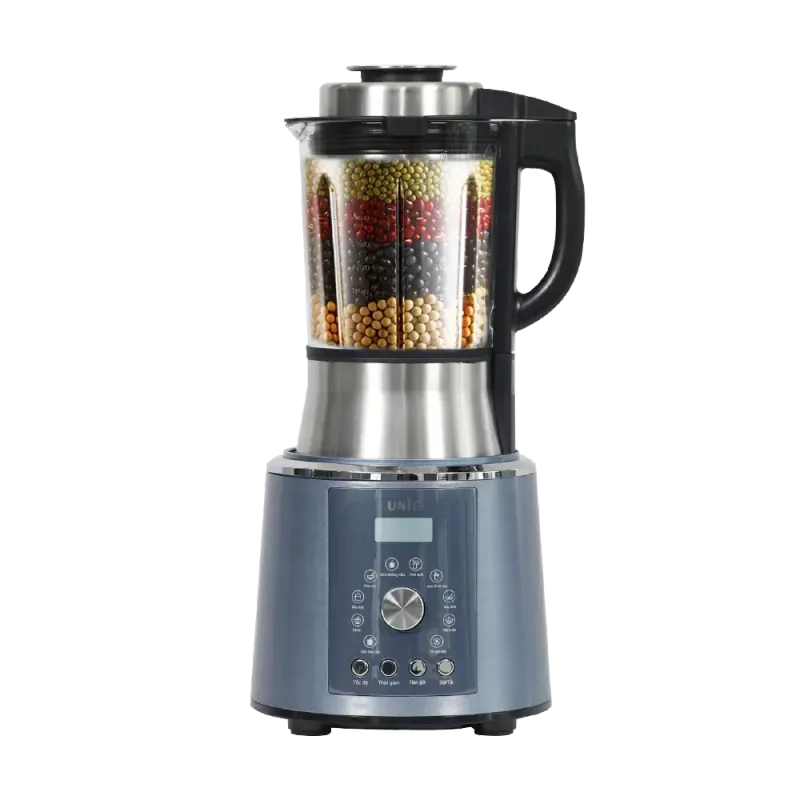 ⭐ Máy làm sữa hạt UNIE V1S – 1,75L, công suất 1800W, 9 chương trình nấu đa năng! 715004