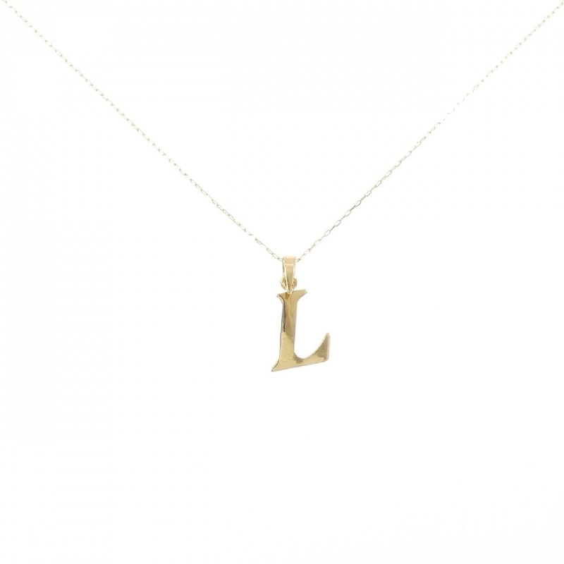 K18YG Chữ cái L Dây chuyền - Hàng hiệu Chính hãng 857178