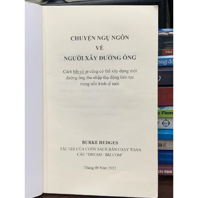 Chuyện ngụ ngôn về người xây đường ống – Burke Hedges 559870