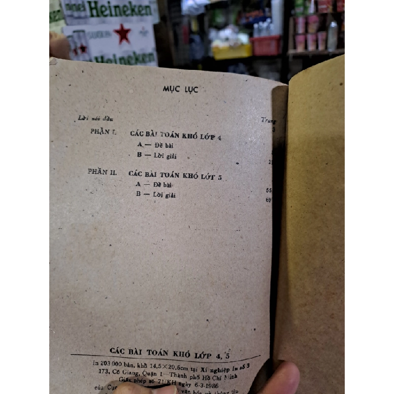 Các bài toán khó lớp 4,5 Trương Công Thành mới 80% ố 1986 HCM0308 GIÁO KHOA 523916