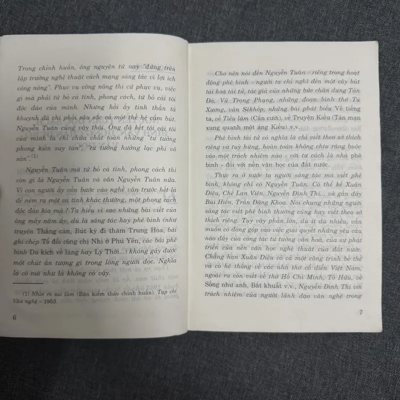 Nguyễn Tuân bàn về văn học nghệ thuật 926226
