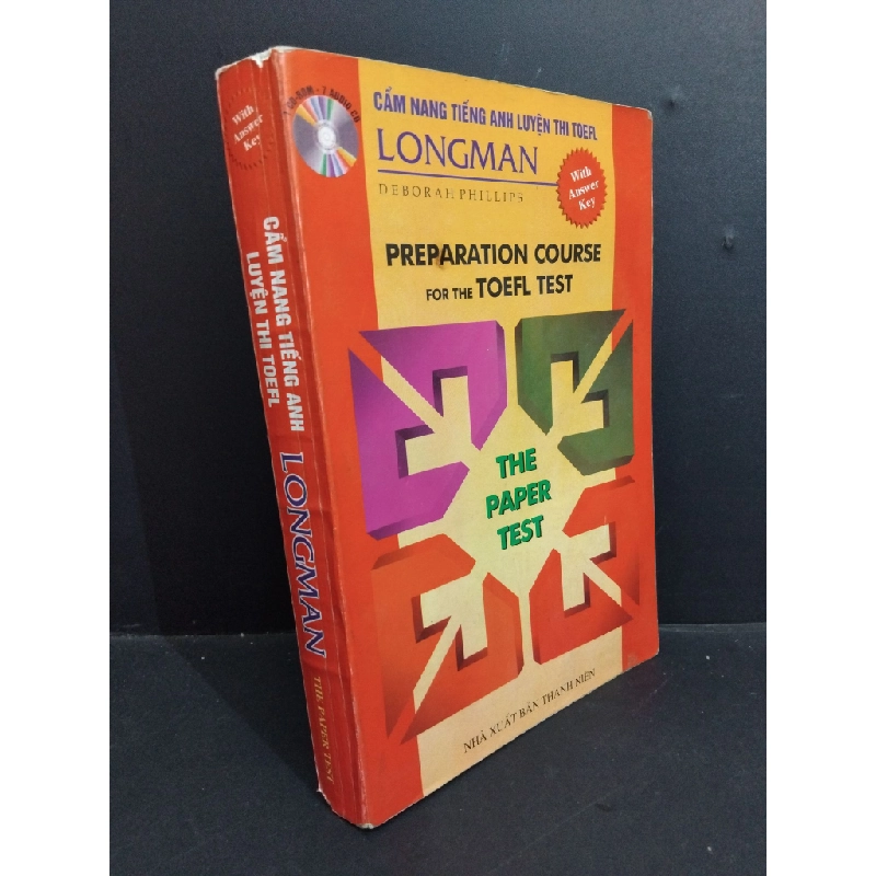 Cẩm nang tiếng anh luyện thi Toefl Longman mới 70% ố tróc gáy nhẹ rách bìa sau có chữ 2009 HCM1712 Deborah Phillips HỌC NGOẠI NGỮ Oreka-Blogmeo 368080