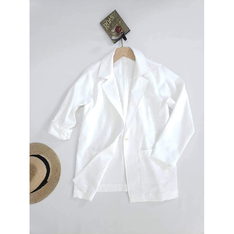 Linen thô free size, mua blazer mình tặng đầm dâyn 15475